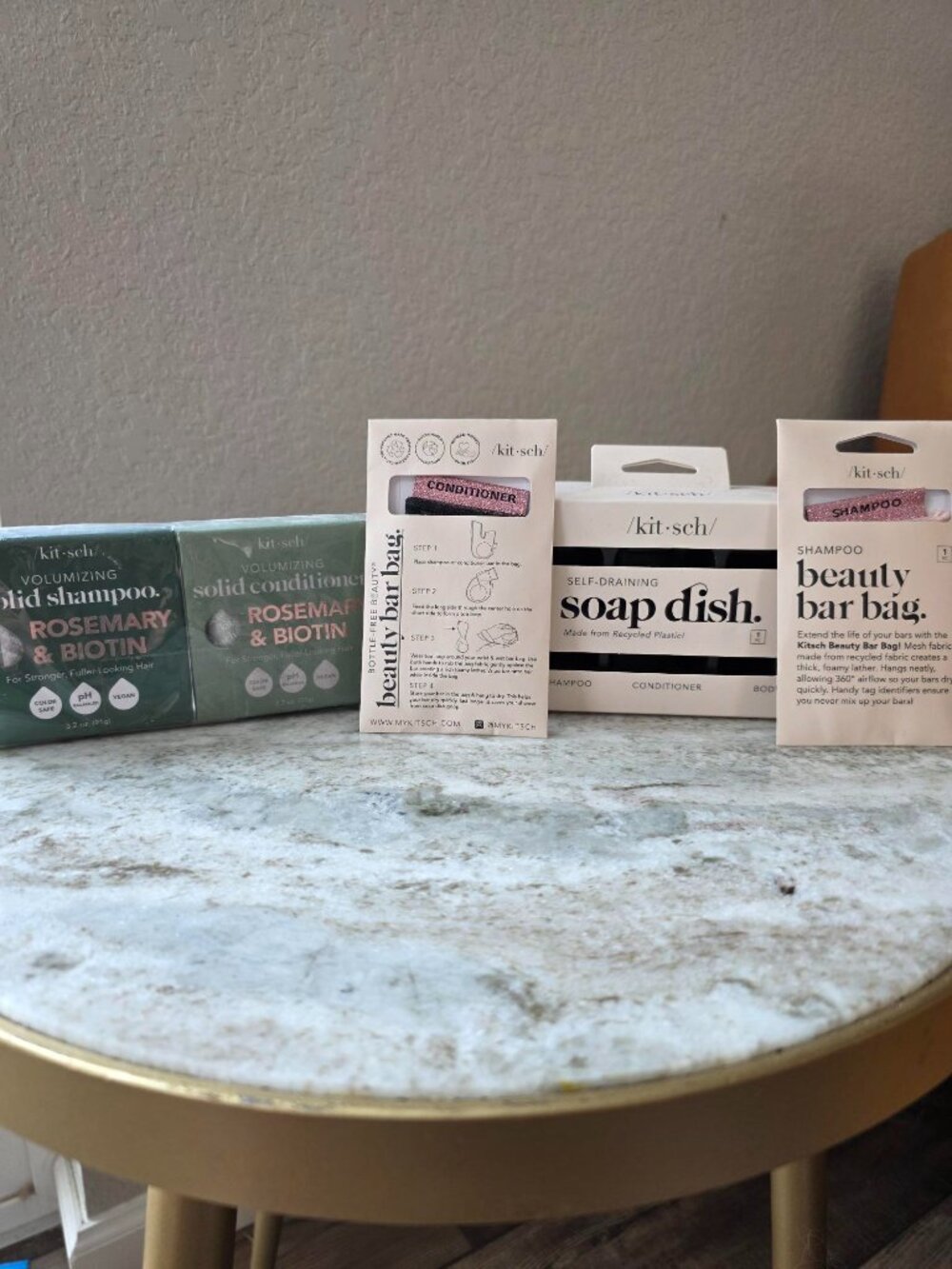 Kitsch Solid Haircare Bundle | Volumizing Shampoo, Conditioner & Accessories NEW